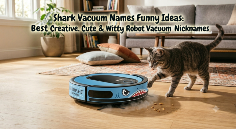 320+ Shark Vacuum Names Funny Ideas: Best Creative, Cute & Witty Robot Vacuum Nicknames