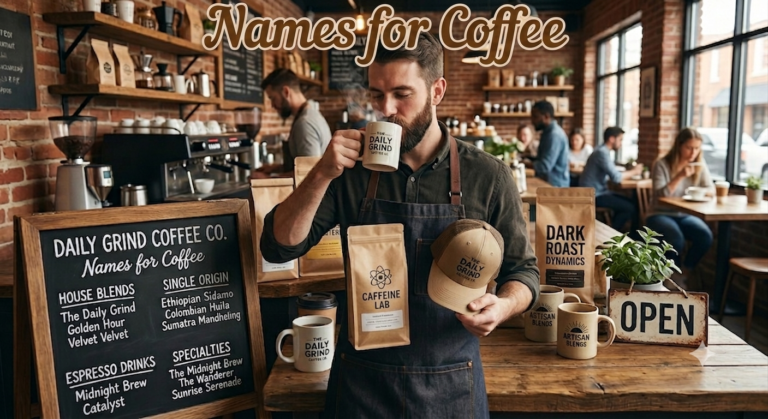 350+ Creative Names for Coffee: Funny, Cute & Unique Ideas (2026)