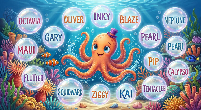 600+ Best Octopus Names: Cute, Funny, Cool & Creative Ideas