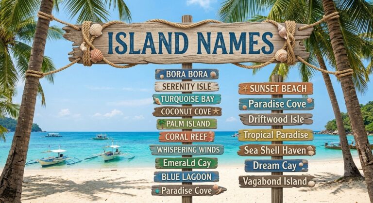 350+ Funny Island Names: Hilarious, Creative & Unique Ideas