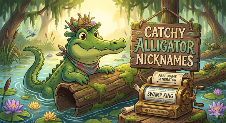 201+ Catchy Alligator Nicknames With Free Name Generator