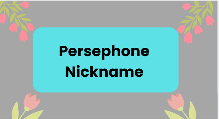 persephone nickname