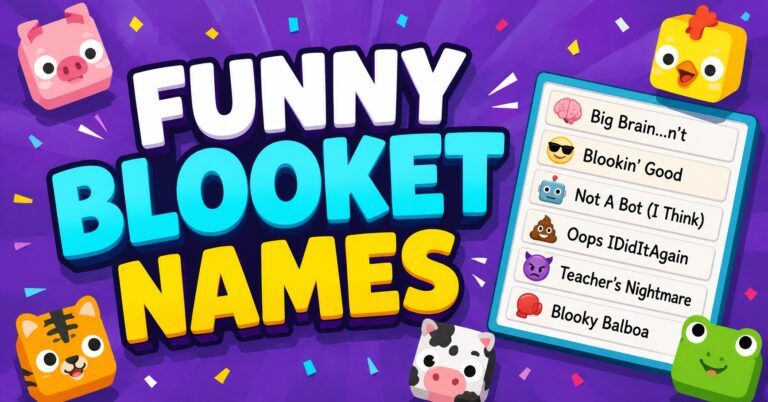 600+ Funny Blooket Names: Hilarious, Cool & Creative Ideas