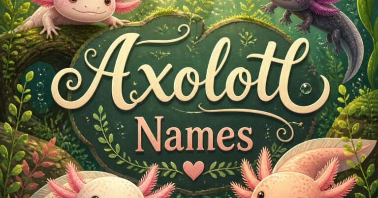 500+ Best Axolotl Names: Cute, Funny, Unique & Creative Ideas